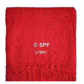 Boucle Throw - Red